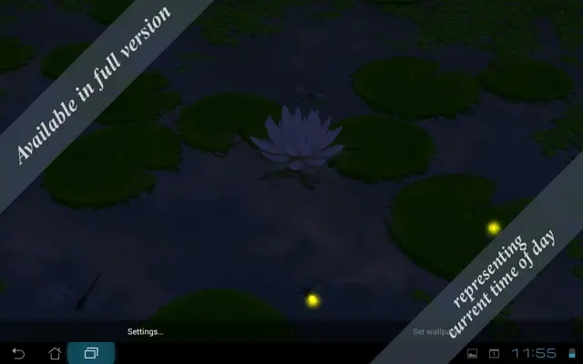 3D Lotus Free android App screenshot 0