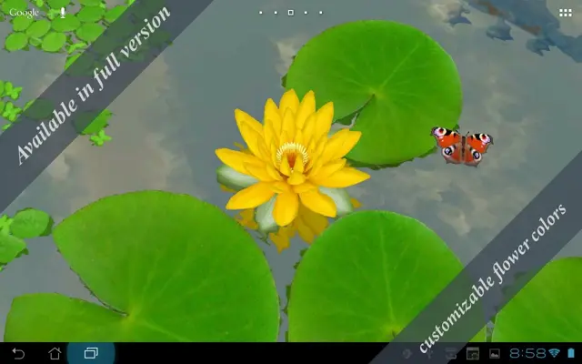 3D Lotus Free android App screenshot 3